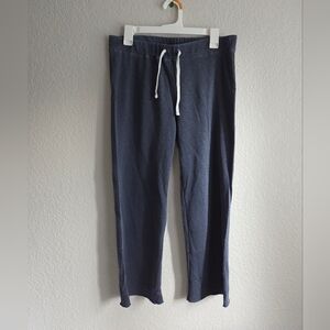 James Perse Faded Navy Crop Sweatpants, Size 2